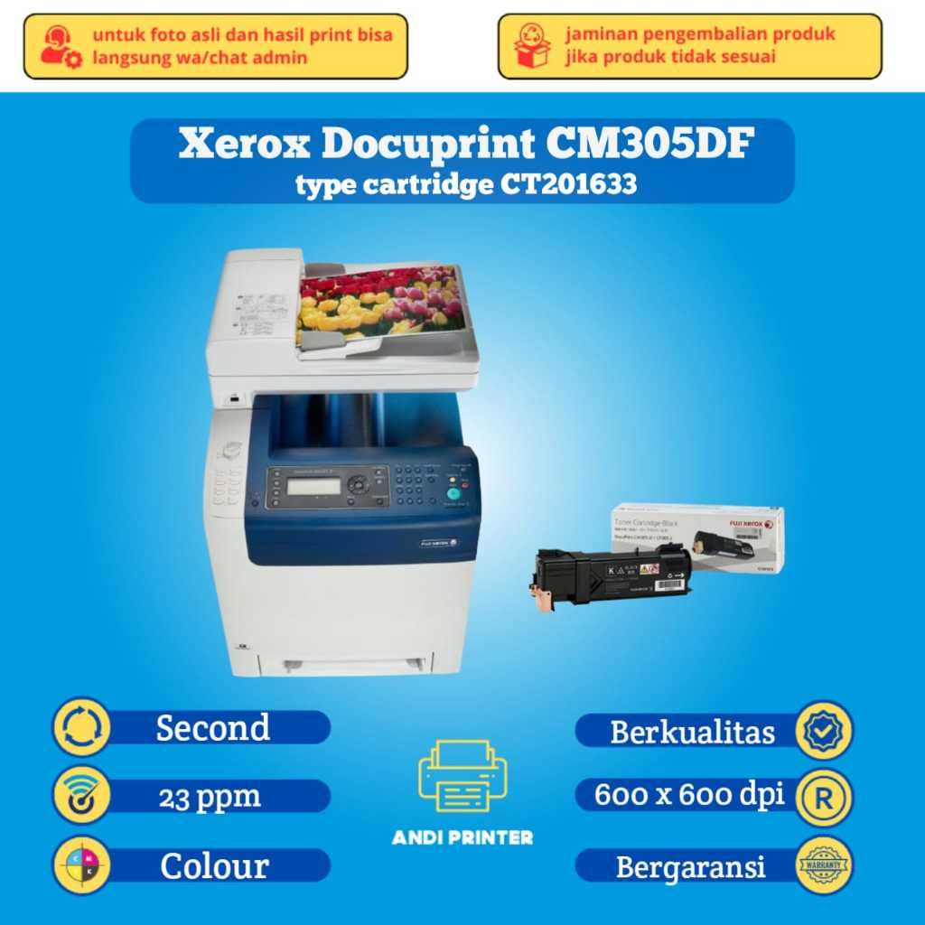 Jual Xerox CM 305 df multifungsi scan copy | Shopee Indonesia