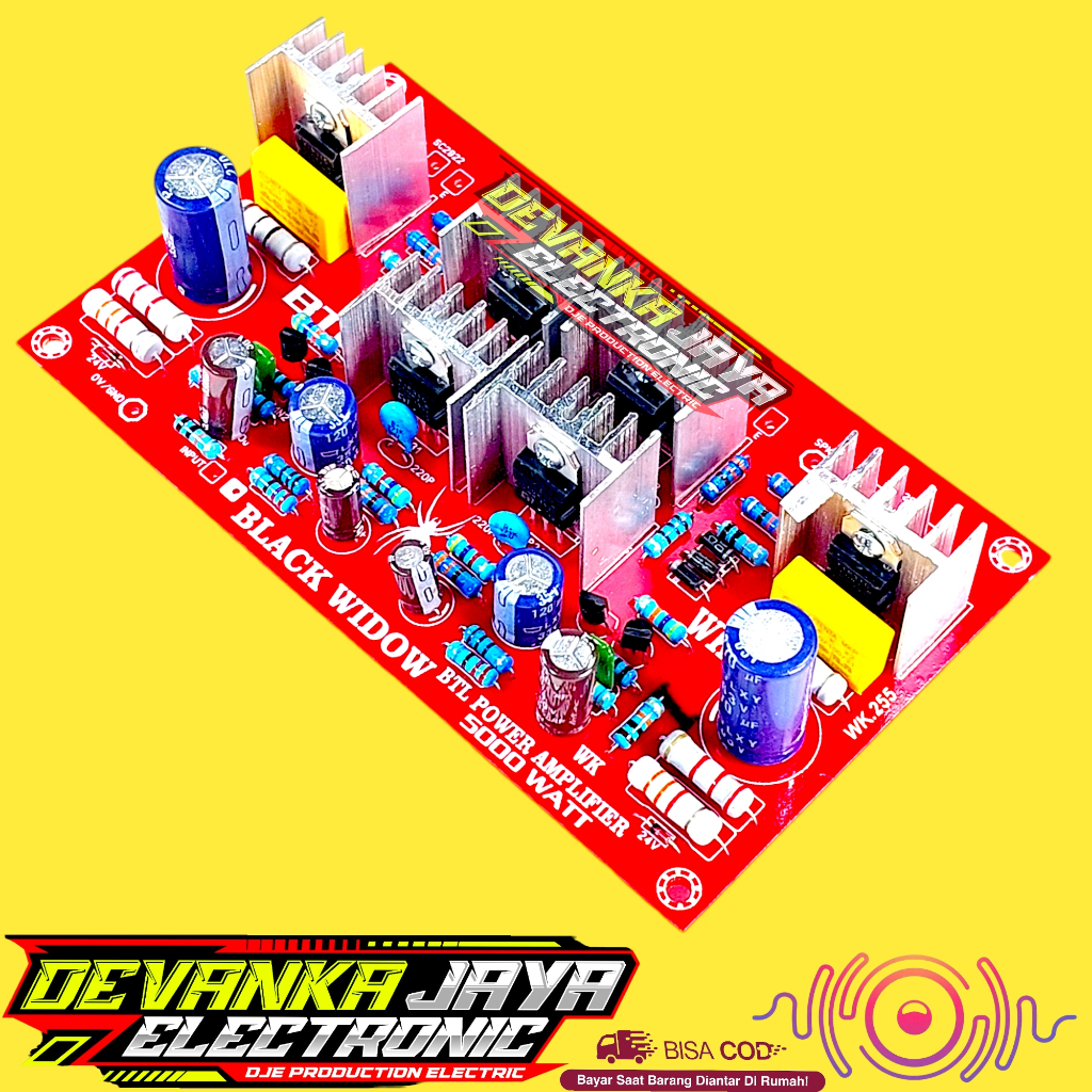 Jual Kit Driver Black widow BTL 5000W Power Amplifier SAFARI BTL