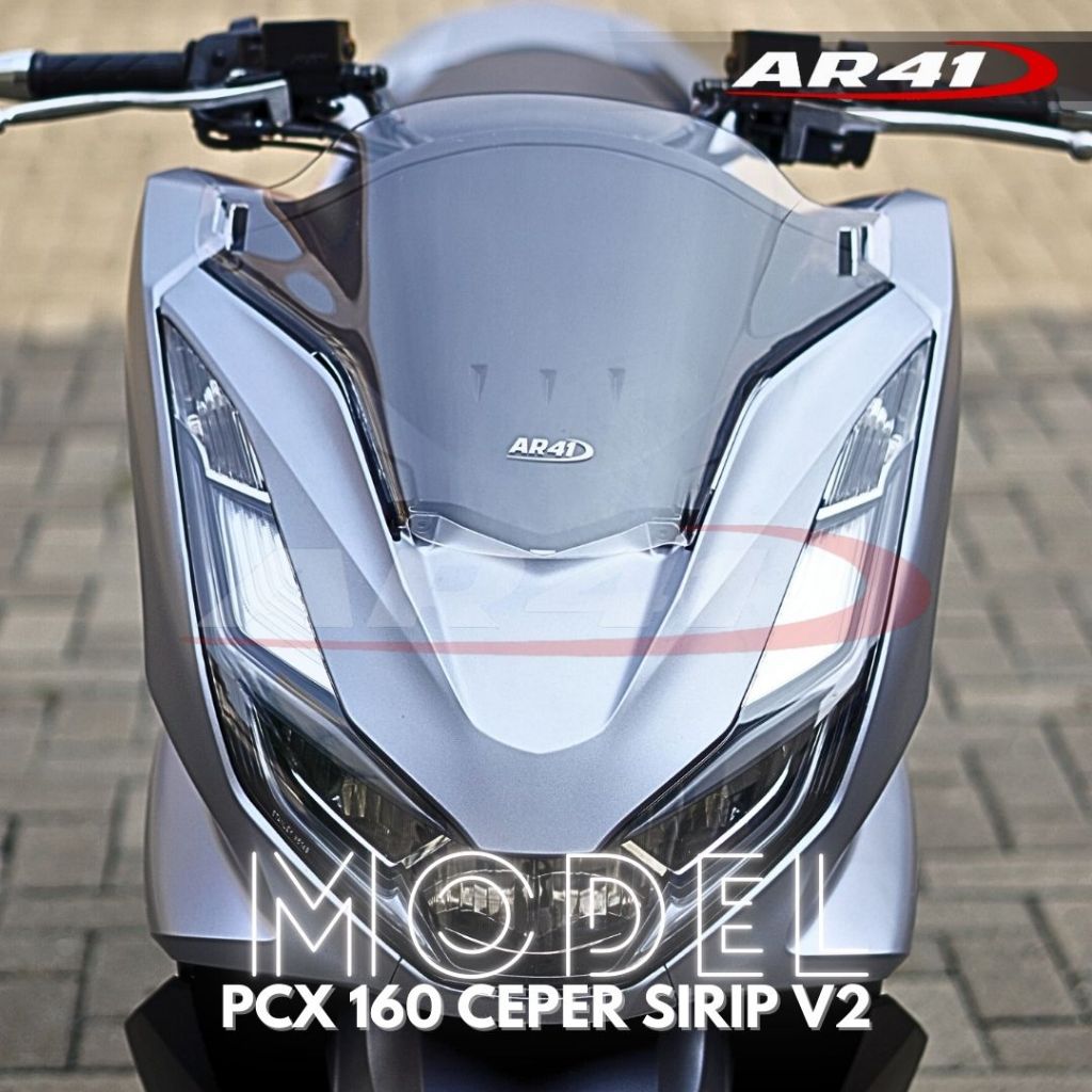 Jual Visor PCX 160 di jamin presisi - windshield PCX 160 ceper V2 AR41 ...