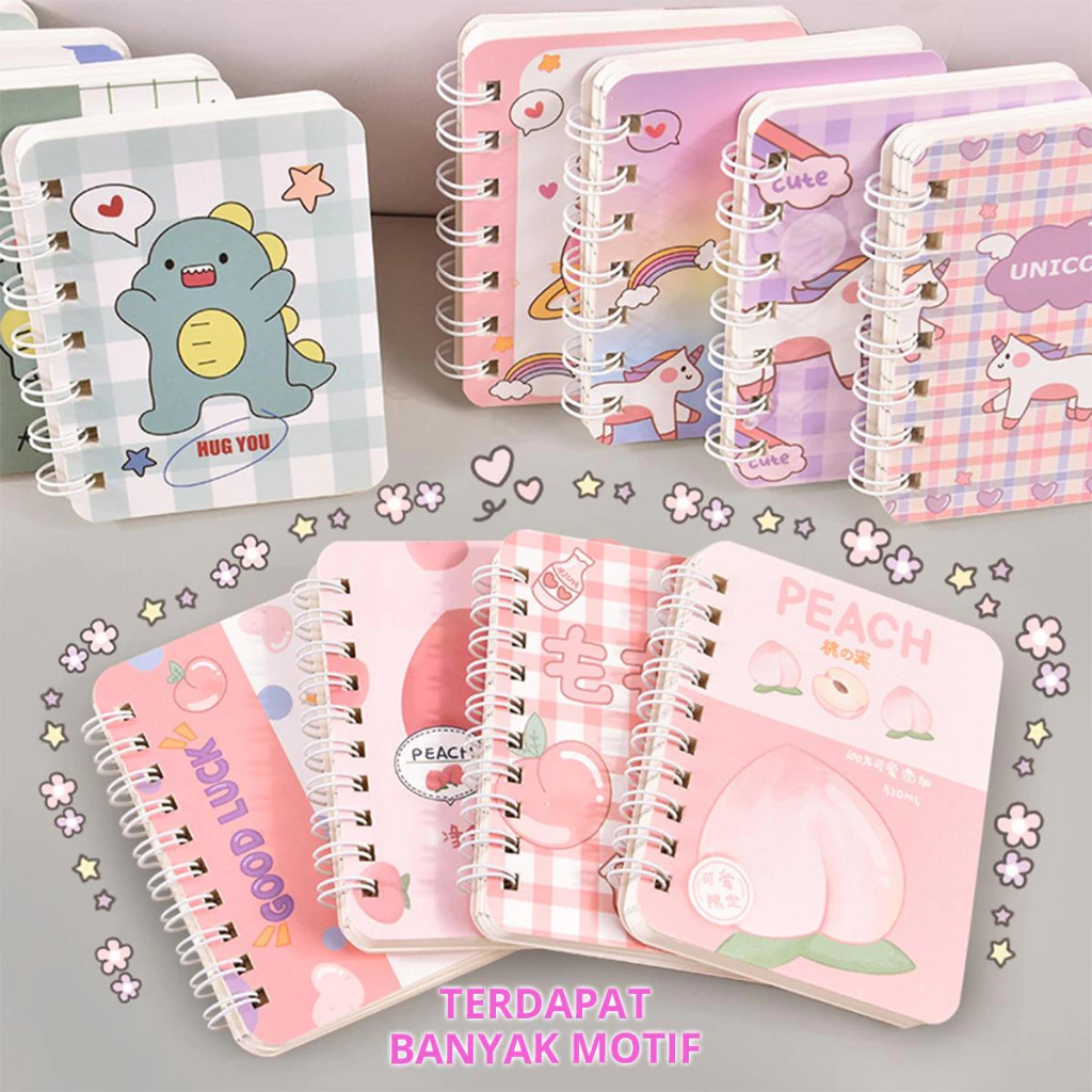 Jual Notebook Mini A7 Buku Kecil Catatan Scrapbook Mini Buku Notes ...