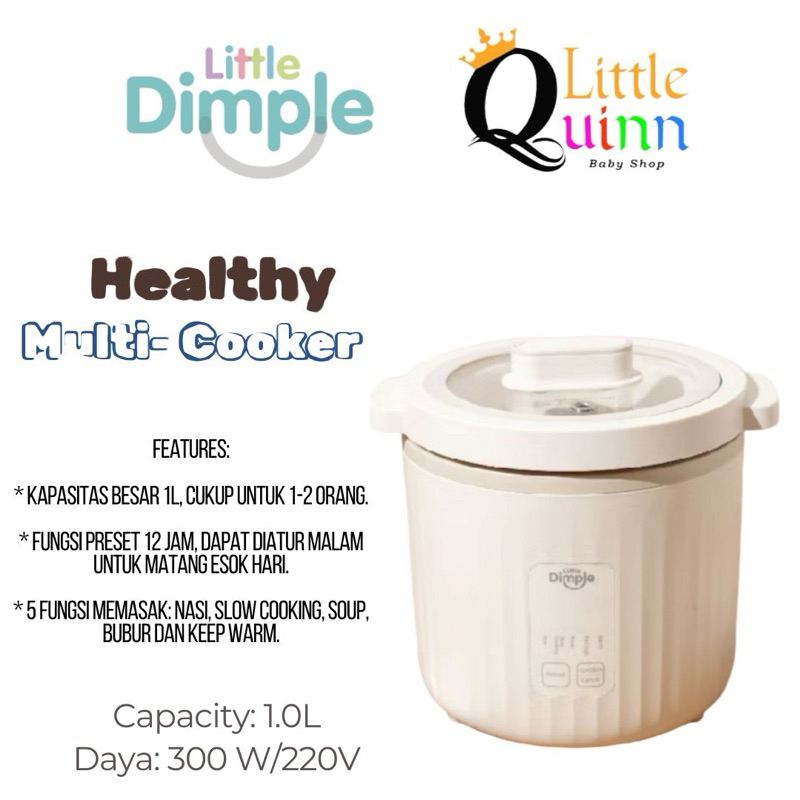 Jual Little Dimple Healthy Multi Cooker MC-858 / Little Dimple Multi ...