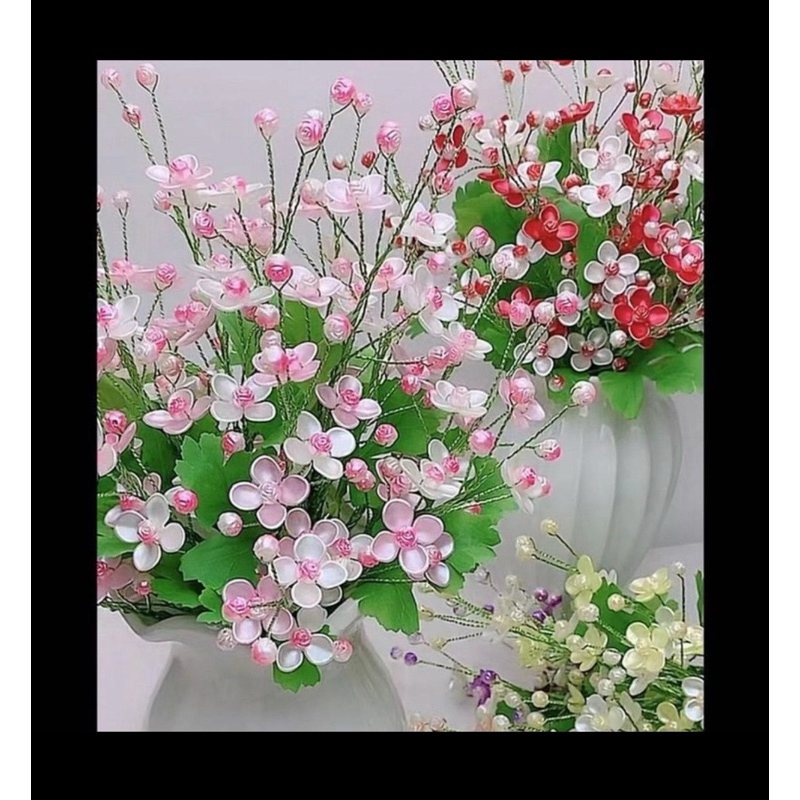 Jual [ 1538 ] Begonia flower Bunga artificial bunga Diy handmade bunga ...