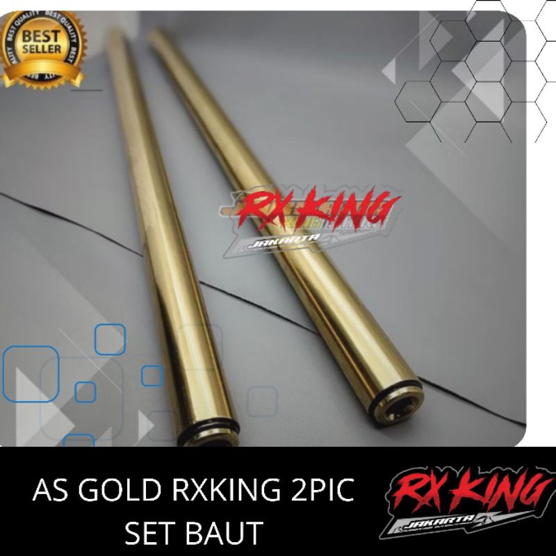 Jual AS GOLD RX KING AS SHOCK GOLD RXKING SET PLUS BAUT | Shopee Indonesia