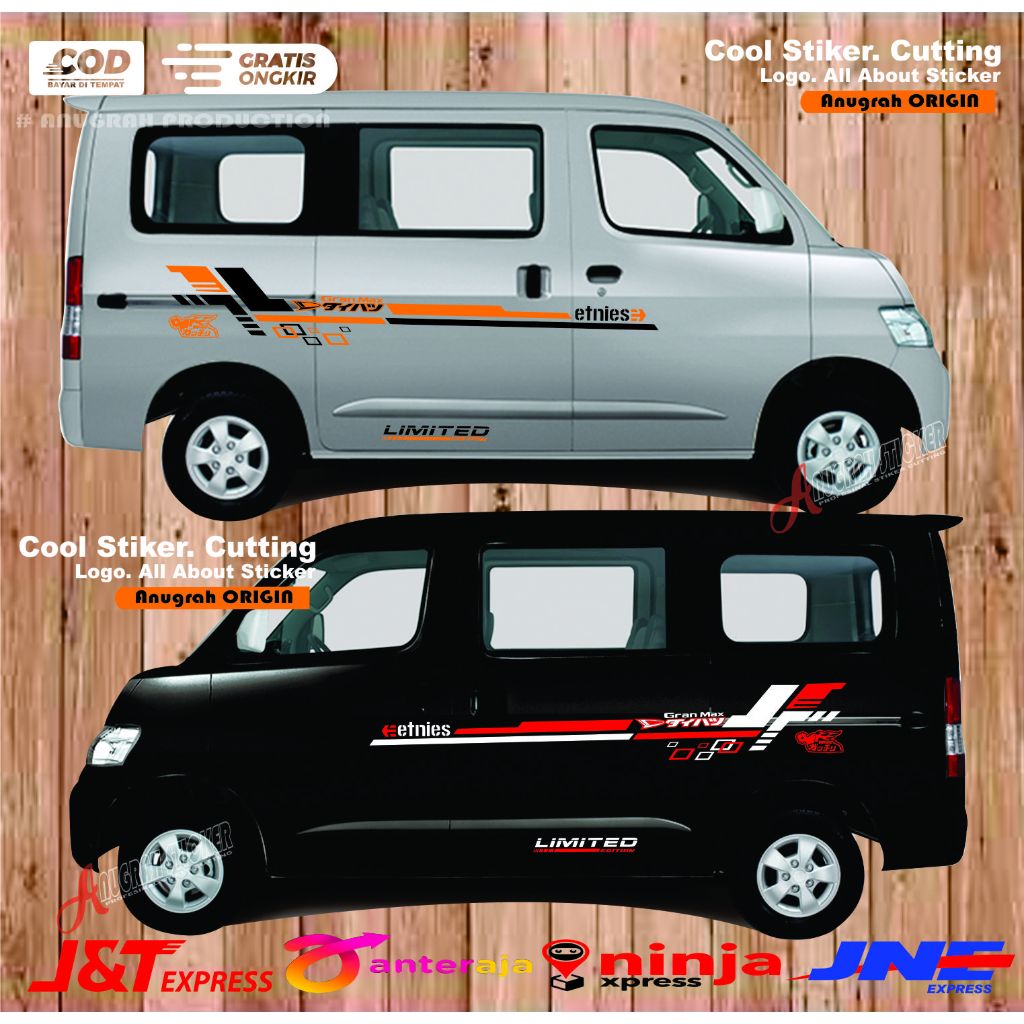 Jual Stiker daihatsu granmax stiker minibus grandmax luxio apv custom ...