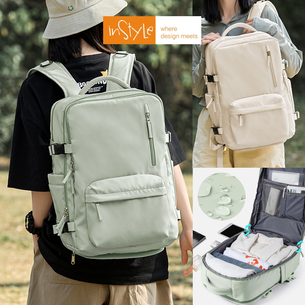 Jual Tas Ransel Laptop 16 inch Travel Oxford Anti-Air Backpack Korean ...