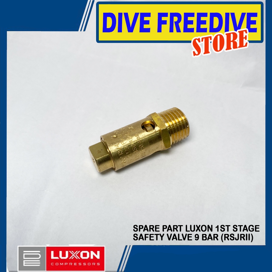 Jual Spare Part Luxon RSJRII 1st Stage Safety Valve 9 Bar Compressor ...