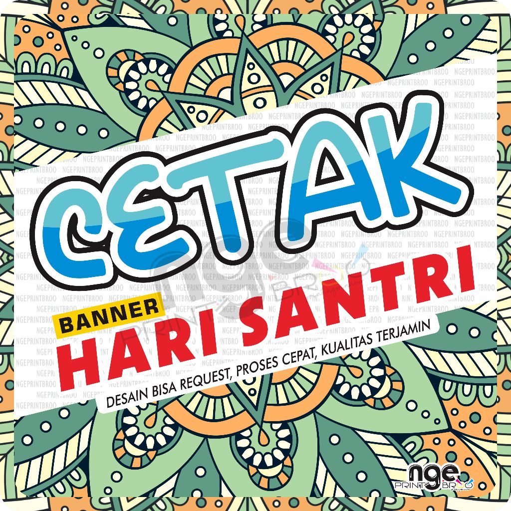 Jual banner HARI SANTRI / banner hari besar / banner peringatan ...