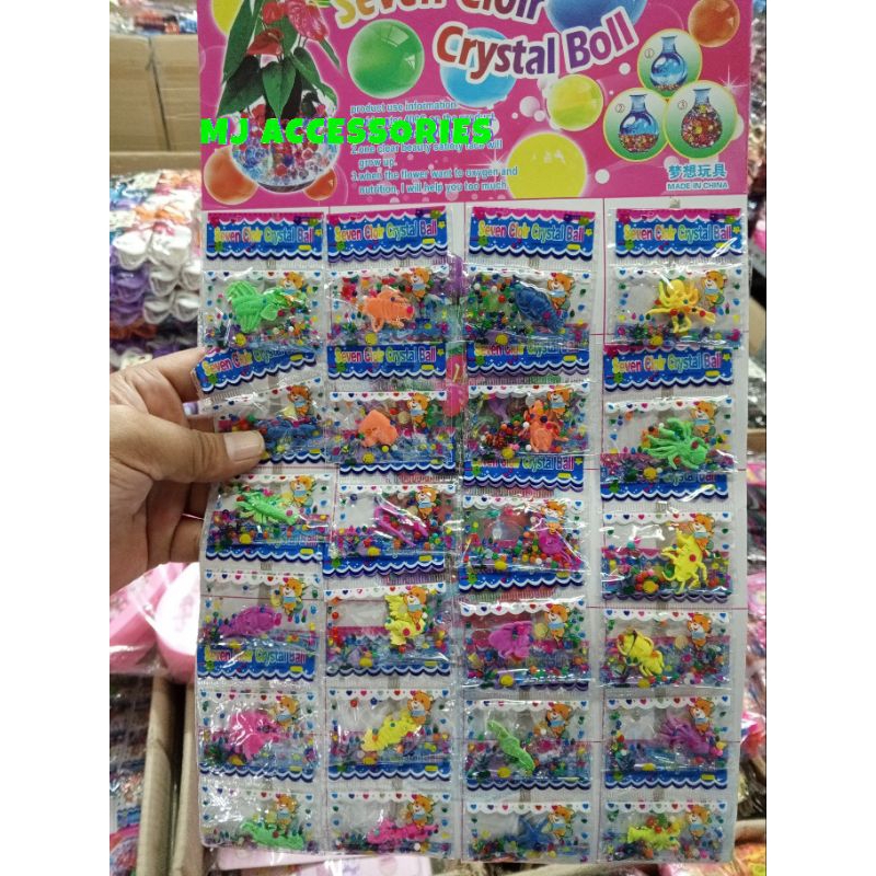 Jual Mainan Rendeman Bola Bola Kecil Jadi Besar / Crystal Color Ball ...