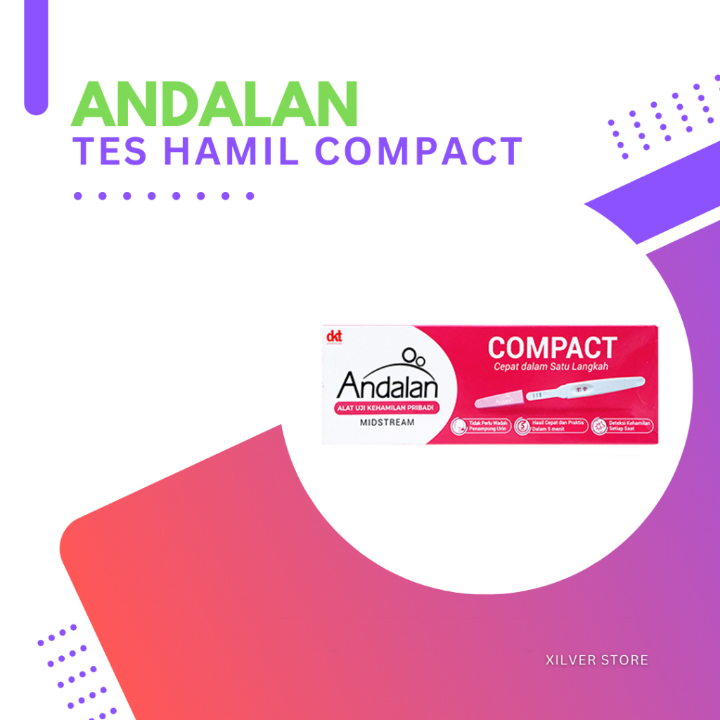 Jual Tes Hamil Andalan Compact Testpack Kehamilan HCG | Shopee Indonesia