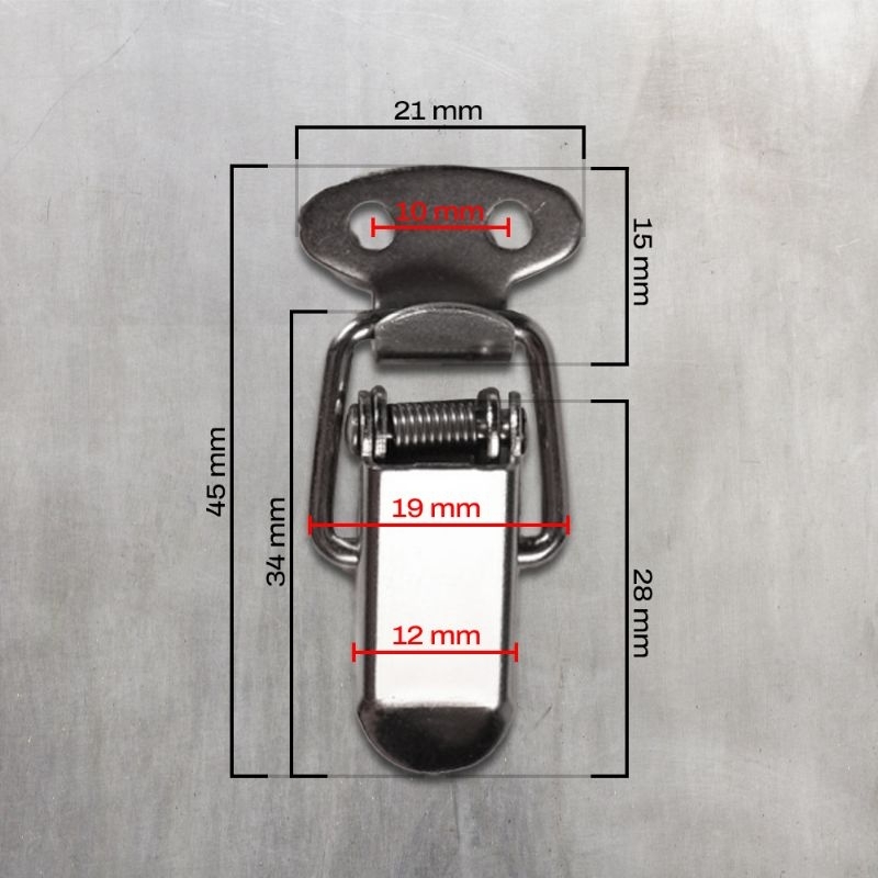 Jual Kancing Kunci Spring Loading Lock Pengait Kotak Spring Loaded ...