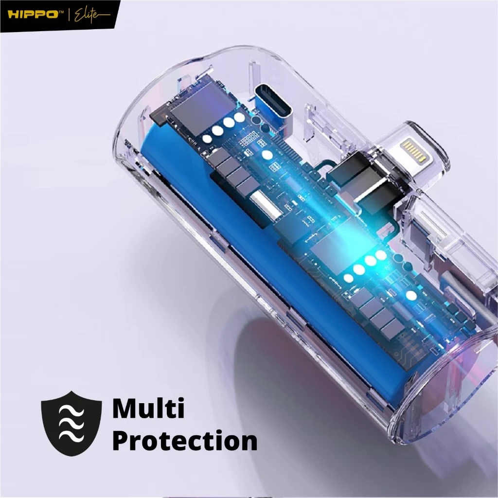Hippo Powerbank Gaia2 5000mAh With Stand SDC Smart detect charger