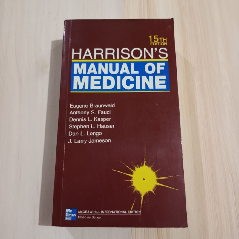 Jual Harrison Manual Of Medicine 15th Edition Medical Book | Shopee ...