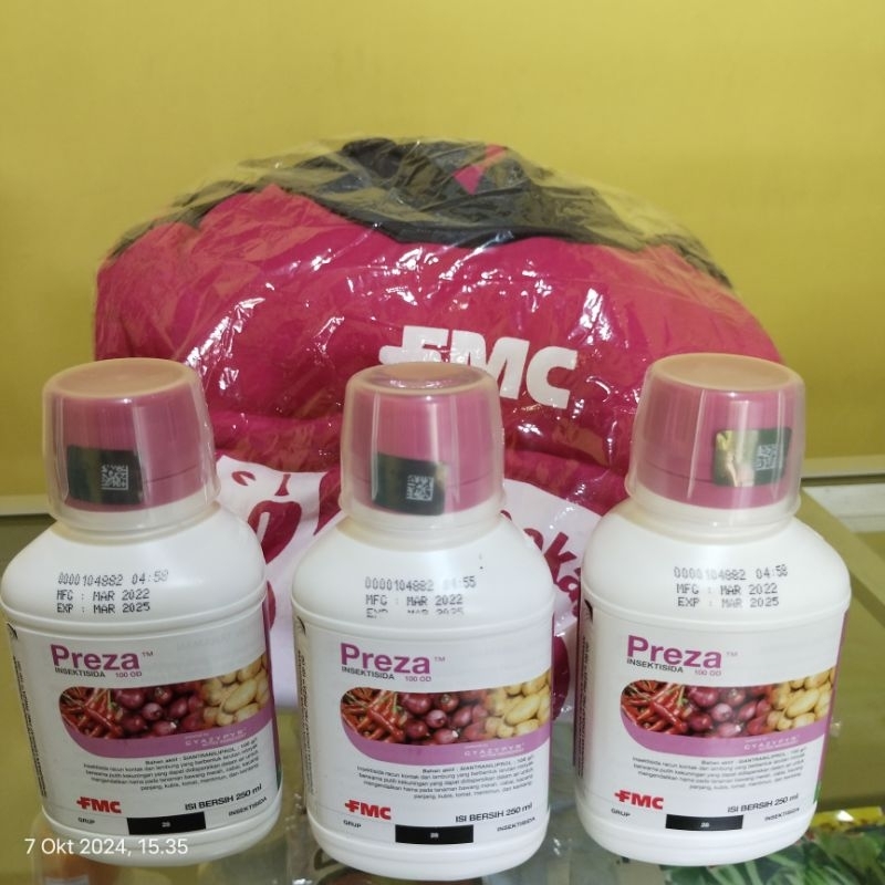 Jual Insektisida/Racun ulat PREZA 100 OD Kemasan 250 ml + Bonus KAOS ...