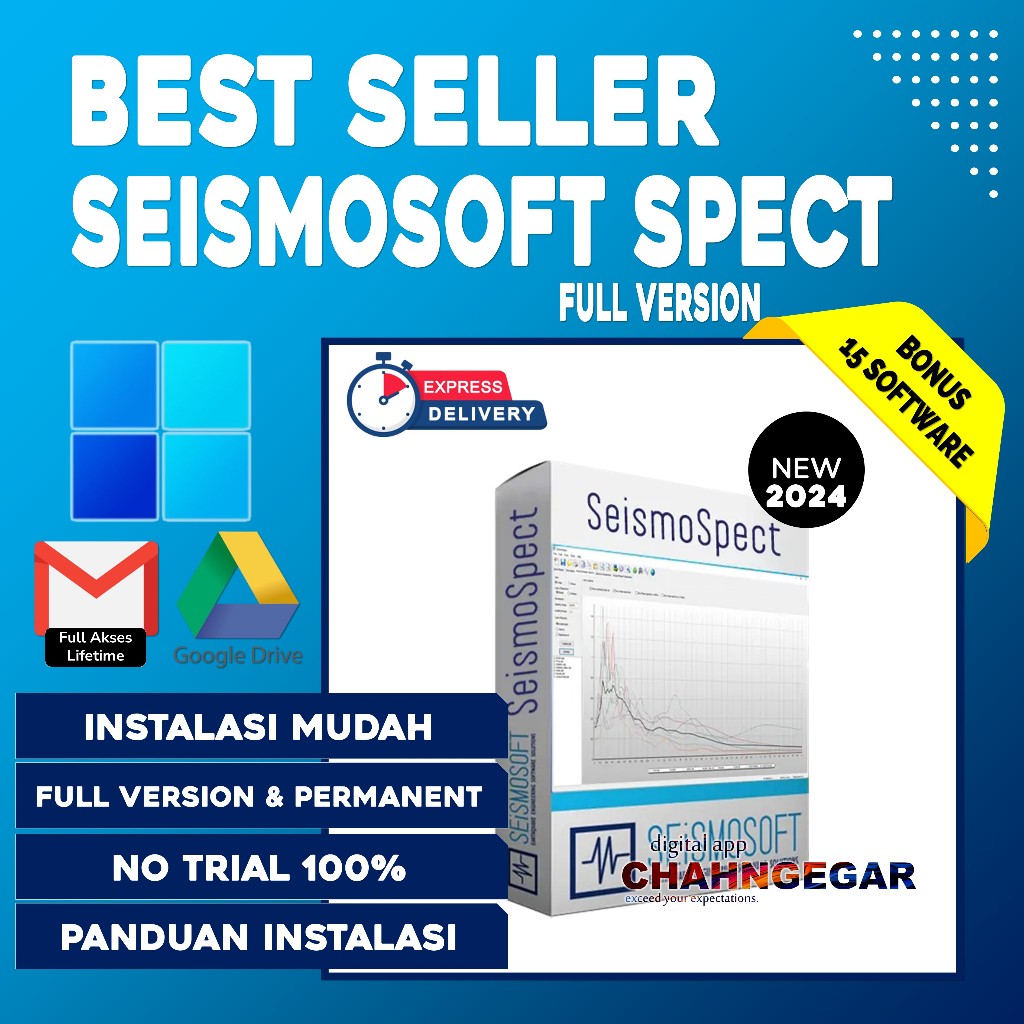 Jual SeismoSoft Seismo Spect 2024 Full Software Signal Processing for ...