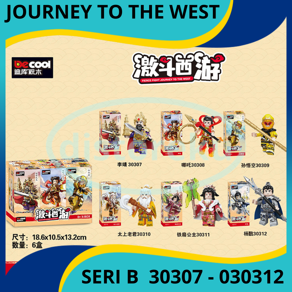 Jual DE COOL BRICKS DECOOL BRCIKS JOURNEY TO THE WEST LI JING NE ZHA ...