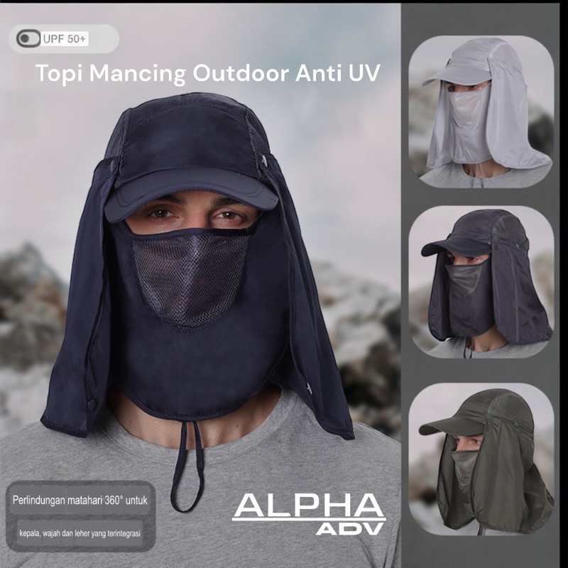 Jual Topi Mancing Model Tentara Jepang Outdoor ALPHA | Shopee Indonesia