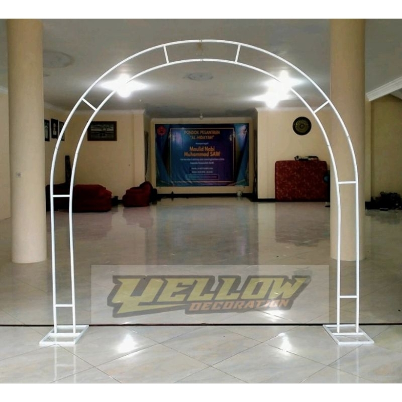 Jual READY STOCK Pergola besi Tinggi 2,5m & 2m doble layer pintu masuk