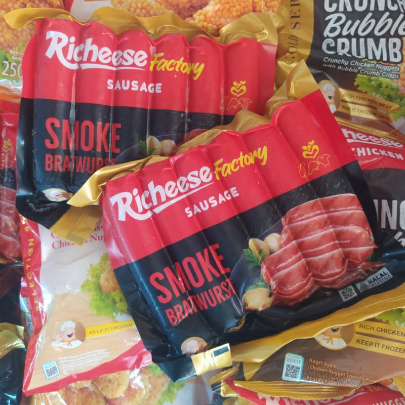 Jual sosis bratwurst Richeese 360gr/Richeese sosis bratwurst | Shopee ...
