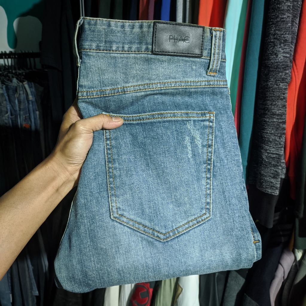 Jual Celana Jeans PLAC SLENDER - Skinny Stretch ( 34 ) Mulus | Shopee