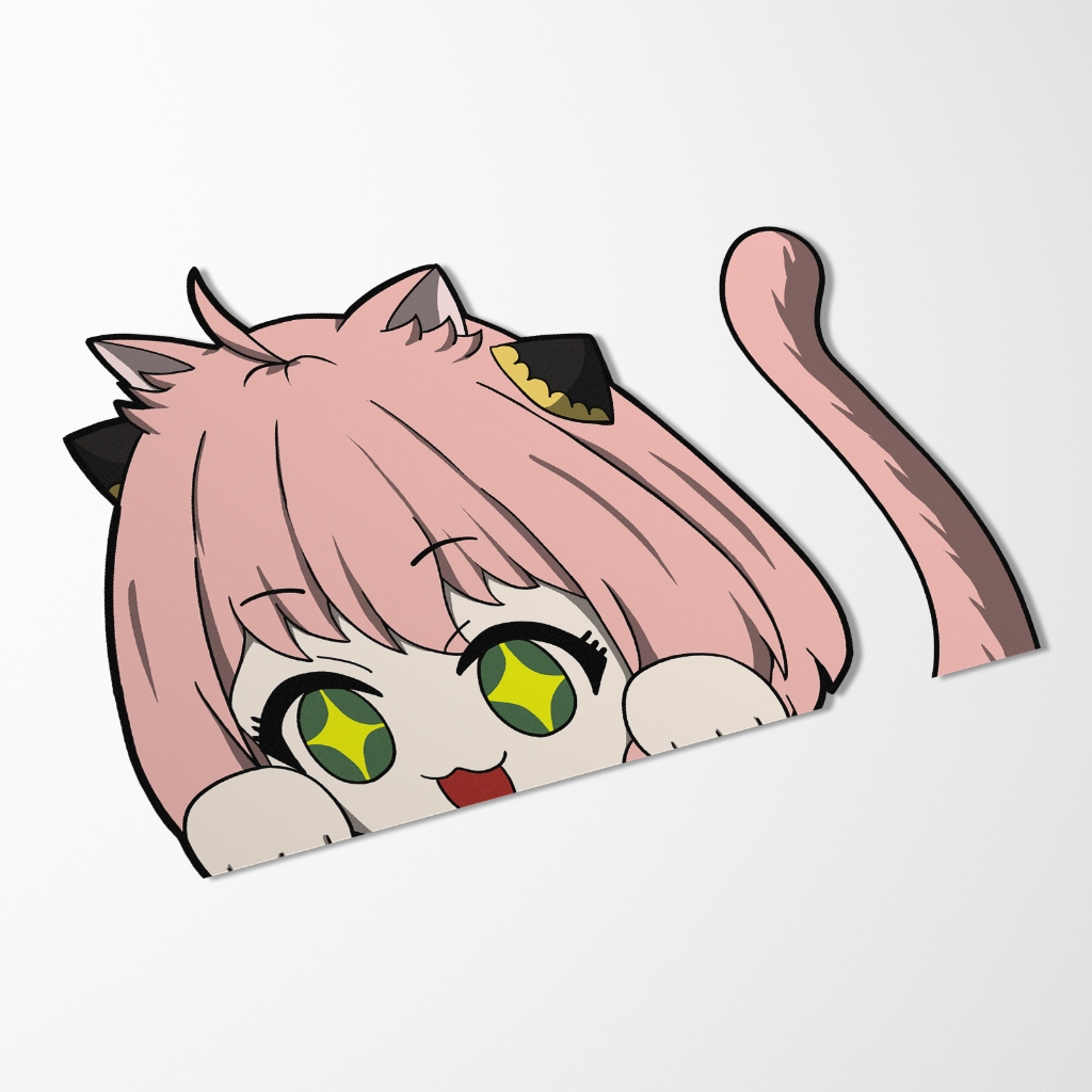 Jual Supanyan Sticker Ngintip / Peeking Sticker Bocil Telepati | Shopee ...