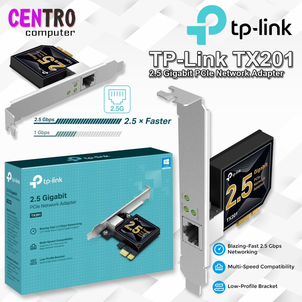 Jual TP-Link TX201 2.5 Gigabit PCIe Network Adapter TPLink TX201 ...
