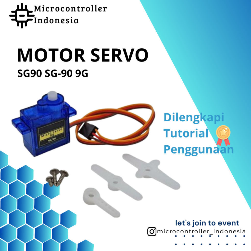 Jual TOWERPRO MOTOR SERVO SG90 SG-90 9G | Shopee Indonesia