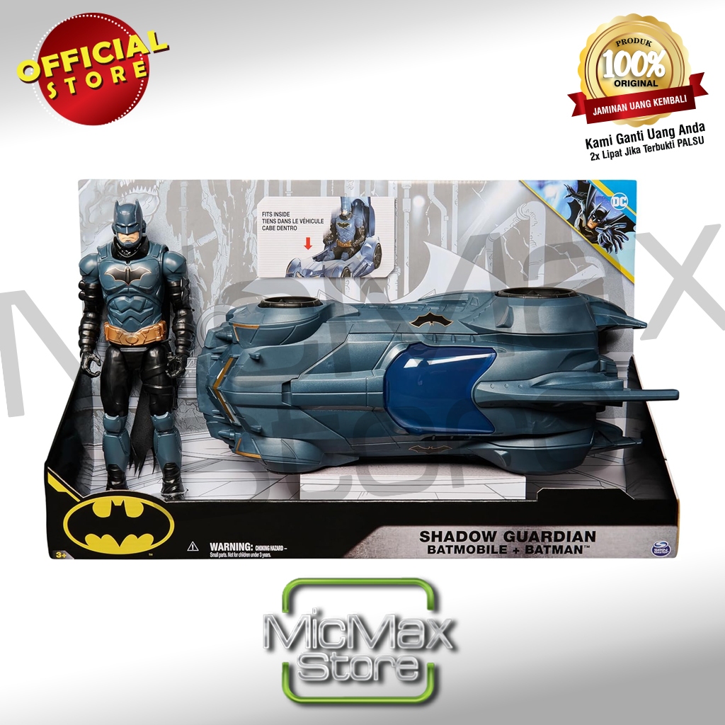 Jual DC Batman Shadow Guardian Batmobile + Batman Figure 30cm 6070521 ...