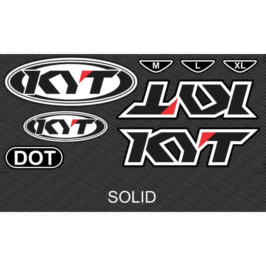 Jual GROSIR STICKER SET HELM KYT | Shopee Indonesia