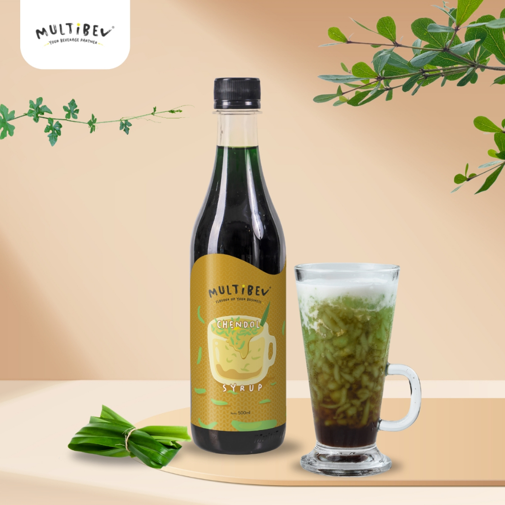 Jual MultiBev Chendol Syrup Bottle 500ml - Sirup Minuman Rasa Chendol ...