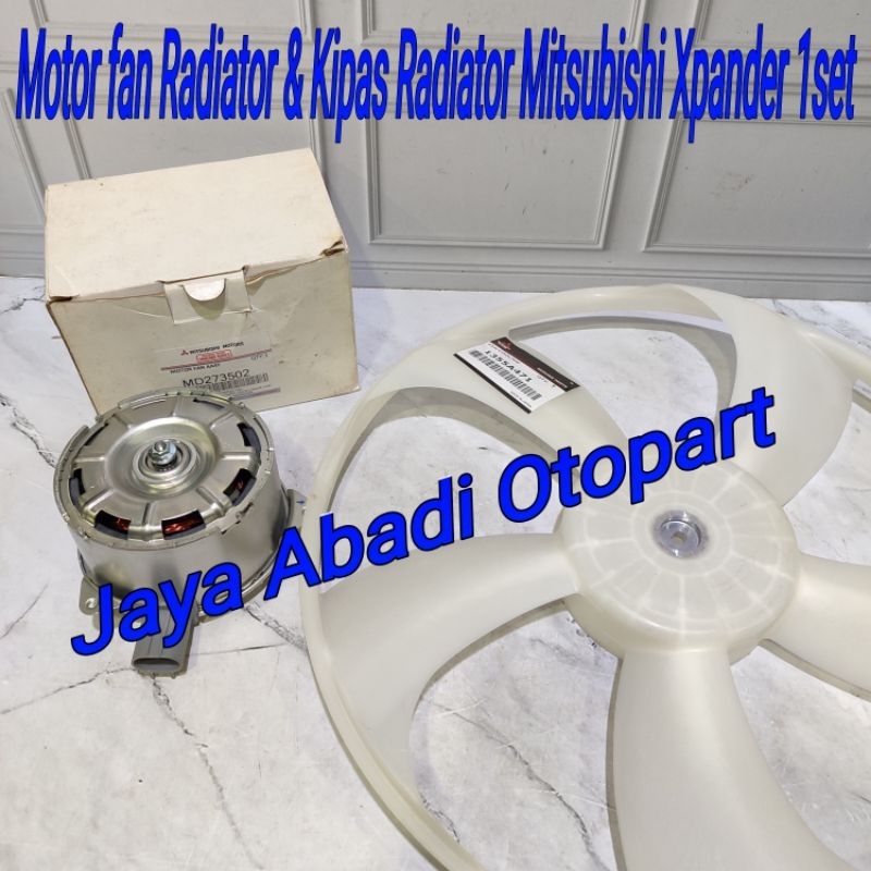 Jual Motor Fan Radiator & Kipas Radiator Mitsubishi Xpander 1set ...
