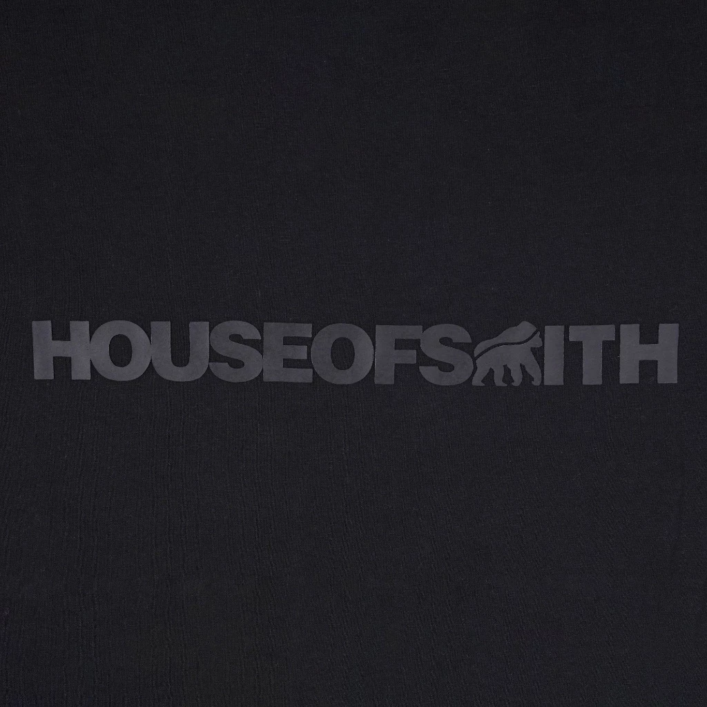 Kaos Pria Hitam Premium Cotton Combed 24s Highdensity House of Smith foto 2