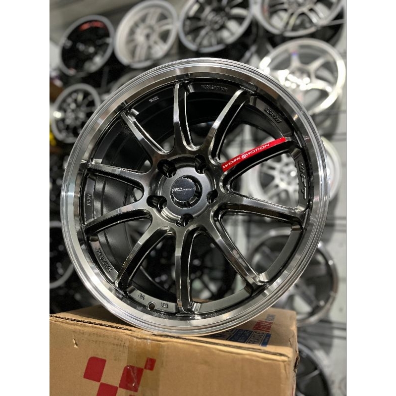 Jual velg work zr10 r18 hyper black pcd 5x114 kondisi baru | Shopee ...