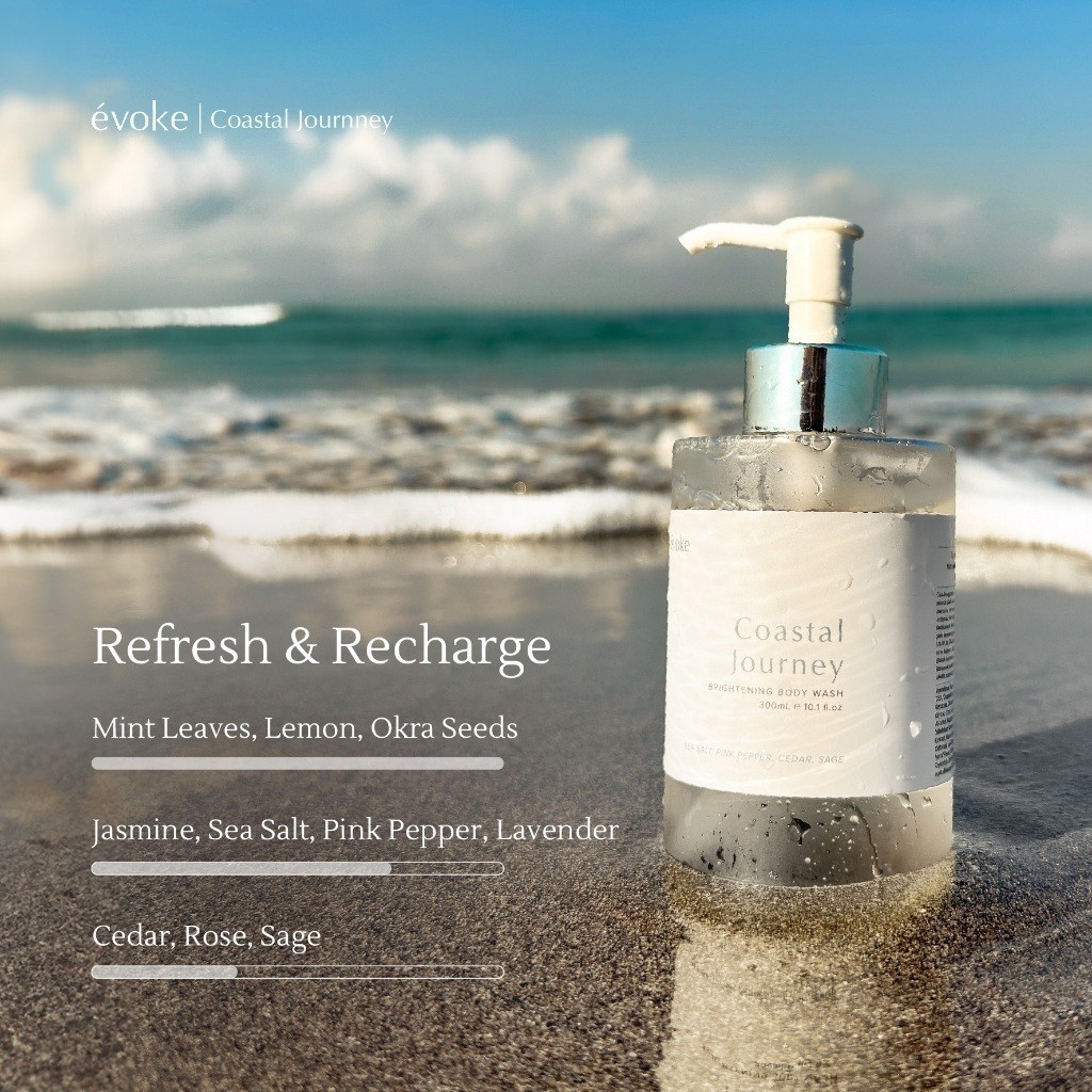 Jual TERMURAH!!! EVOKE Brightening Body Wash - Coastal Journey | Kulit ...