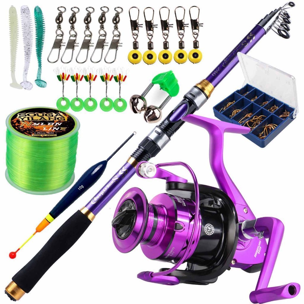 Jual Joran Pancing Set Spinning Fishing Rod Carbon Fiber Super Light ...