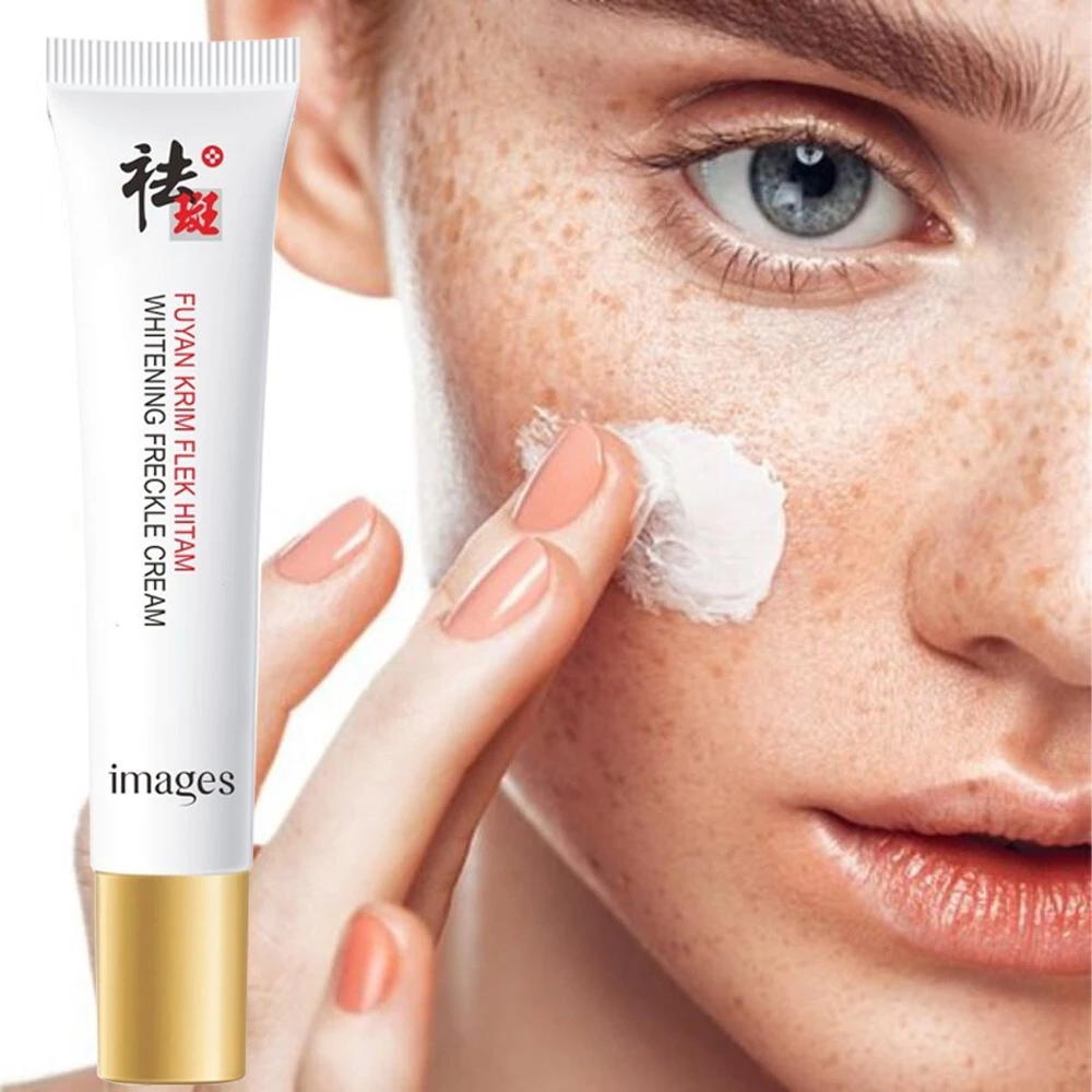 Images Whitening Freckle Cream Krim Flek Hitam Membandel dan Menghilangkan Jerawat dan Bekas nya | AutoStock