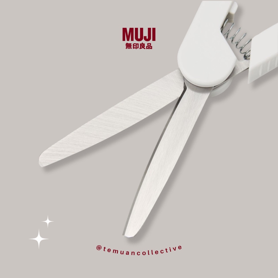 Jual MUJI Scissors Portable Type - Gunting Slim Travel Kecil Japan ...