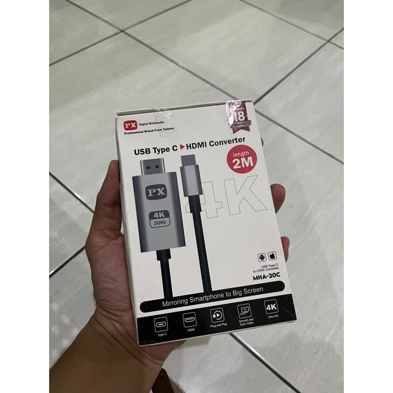 Jual PX Type C to HDMI 4K 30HZ | Shopee Indonesia