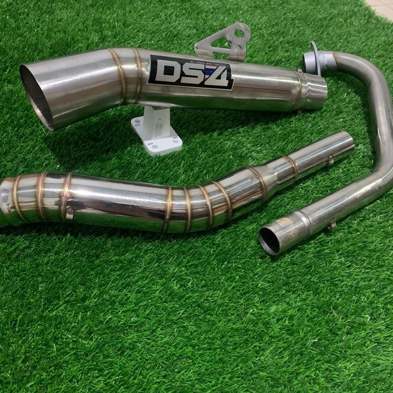 Jual 1set exhaust tube daeng sai4 / ds4 pipe for motorcycle tmx 155/125 ...