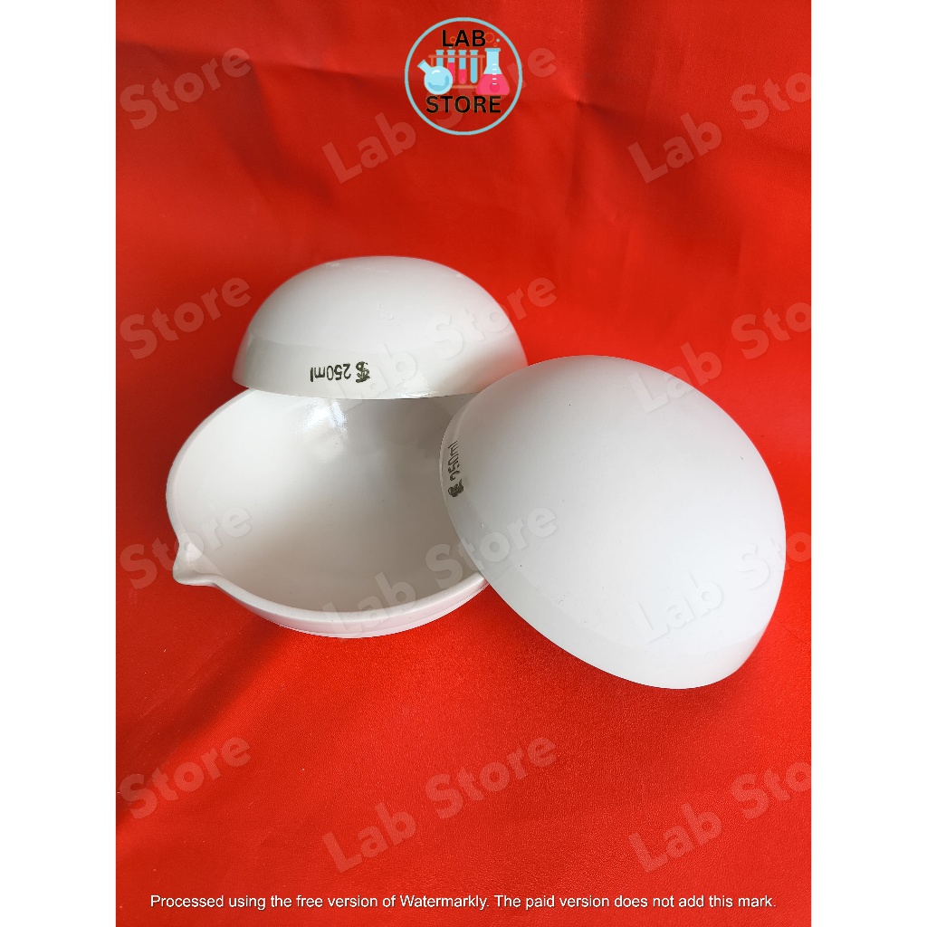 Jual Cawan Uap 250ml RRT/ Cawan Penguap 250ml / Cawan Porselin 250ml ...