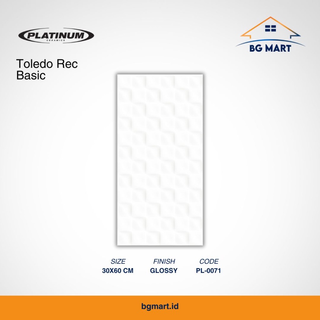 Jual PLATINUM Keramik Dinding 30x60 Toledo Rec Basic KW A | Shopee ...