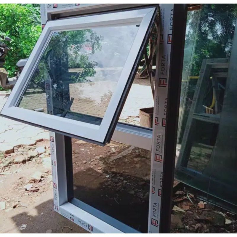 Jual Kusen dan jendela kombinasi kacamati Alumunium Uk. LxT 50x100 1 ...