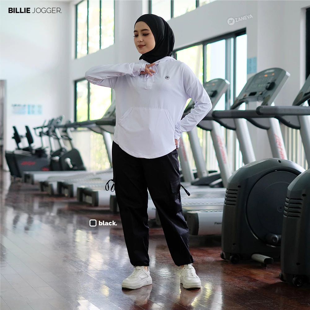 Set Olahraga Muslimah Stylish dan Nyaman Nadine Sport x Billie Cargo Zaneva