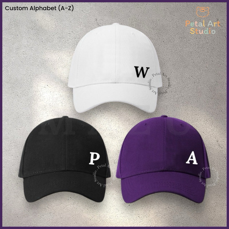 Jual Petal Art Studio Topi Baseball Custom Huruf LORA Alphabet / Number ...