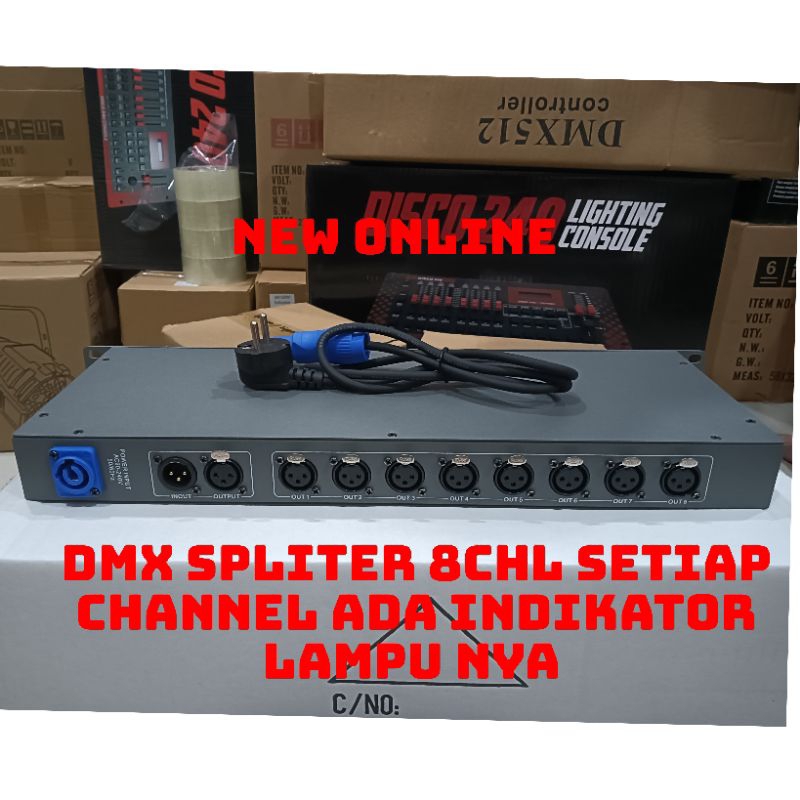 Jual DMX SPLITER 8CHL | Shopee Indonesia