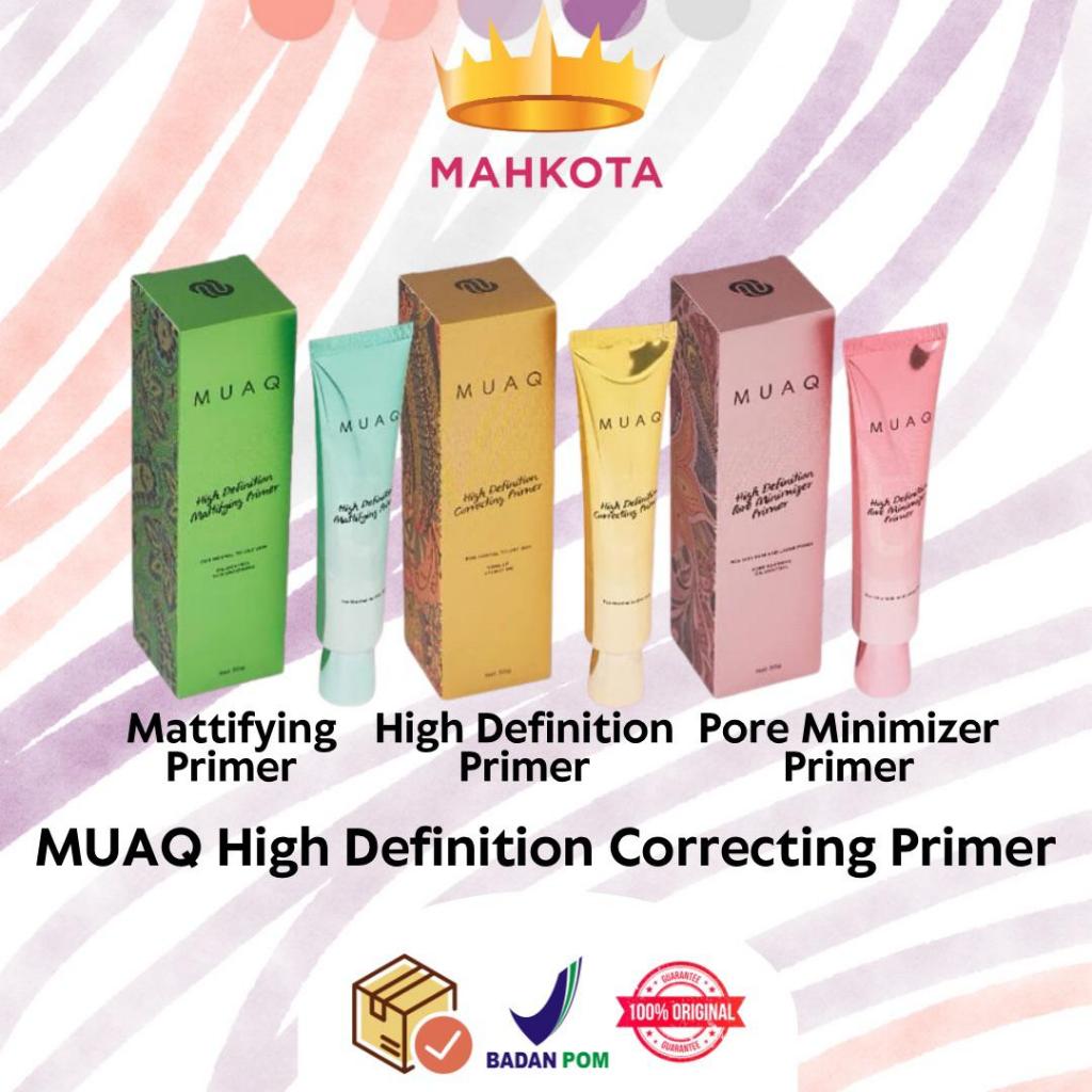 Jual ☘️Mahkotacosmetik☘️ MUAQ High Definition Correcting Primer ...