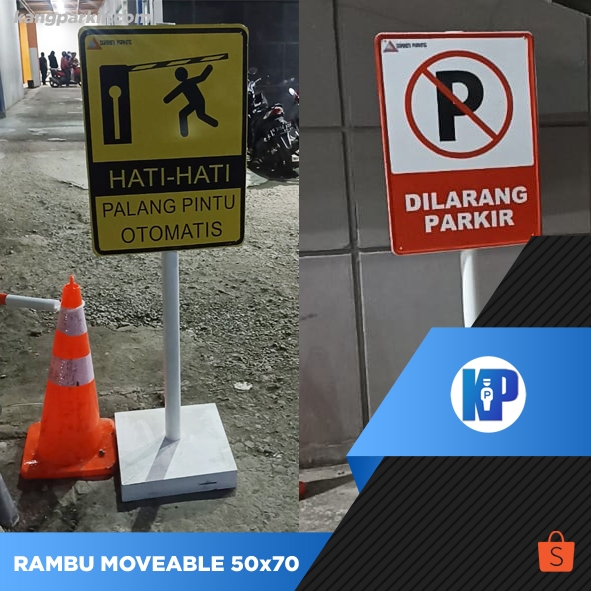 Jual Rambu Moveable Ukuran Plat 50x70cm | Shopee Indonesia