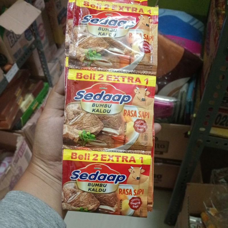 Jual SEDAAP KALDU BUBUK RASA SAPI 18 SACHET / 1 RENTENG | Shopee Indonesia
