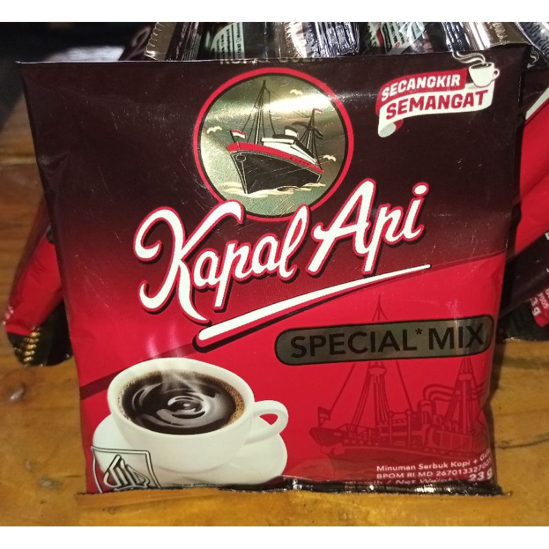 Jual Kapal Api Special Mix 23g 1 Renteng (10 sachet) | Shopee Indonesia