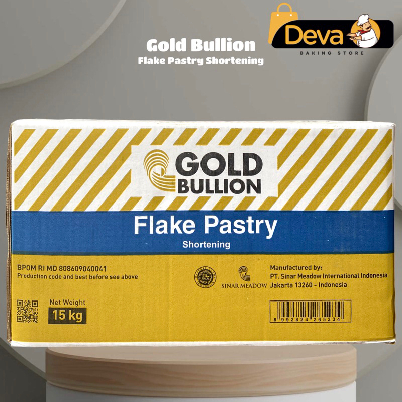 Jual Gold Bullion Flake Pastry Shortening 15kg | Shopee Indonesia