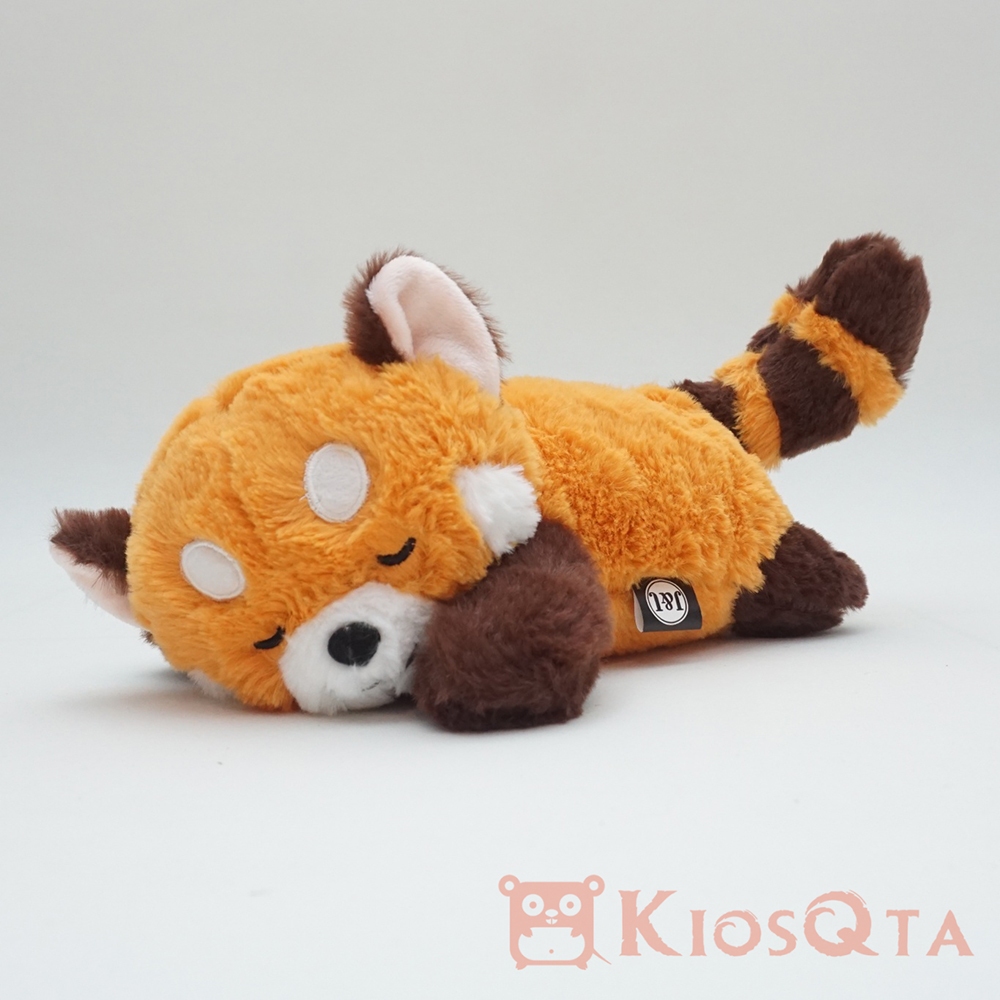Jual boneka red panda raccoon rakun coklat orange tiarap tidur small ...